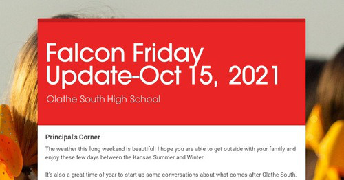 Falcon Friday Update-Oct 15, 2021