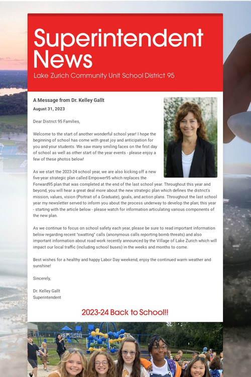 Superintendent News