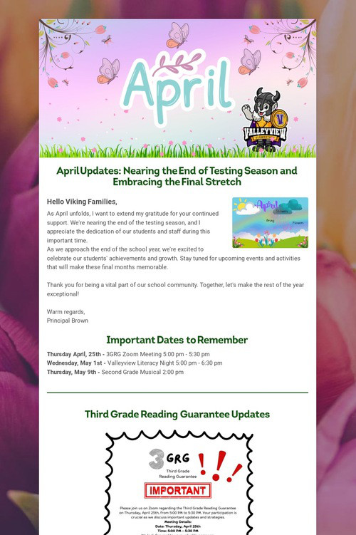 April Newsletter