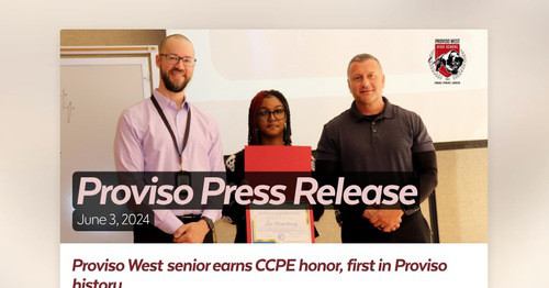 Proviso Press Release