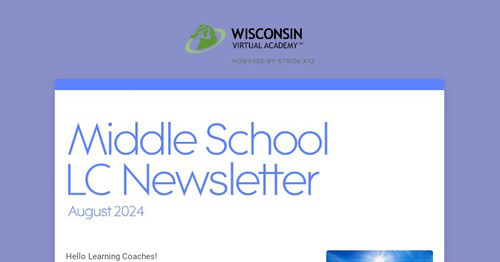 Middle School LC Newsletter