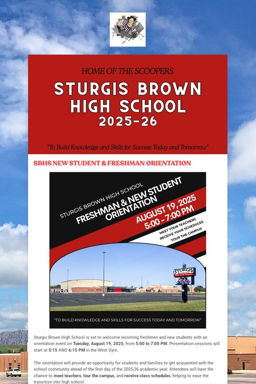 STURGIS BROWN HIGH SCHOOL