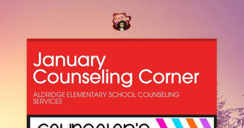 January Counseling Corner