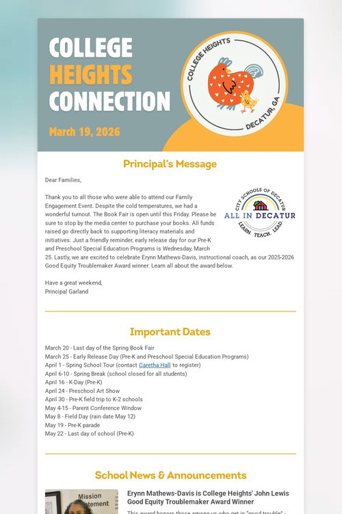College Heights Connection