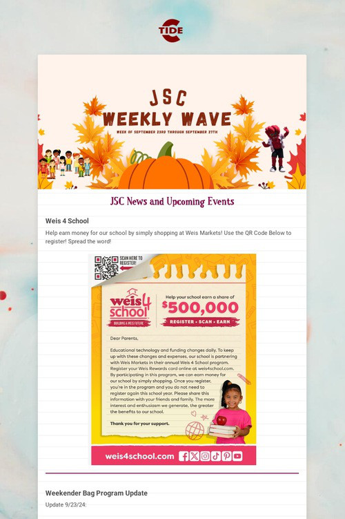 JSC Weekly Wave
