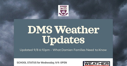 DMS Weather Updates