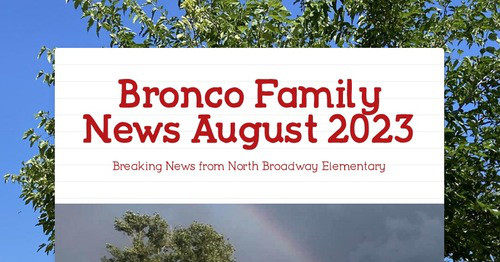 Bronco Family News August 2023