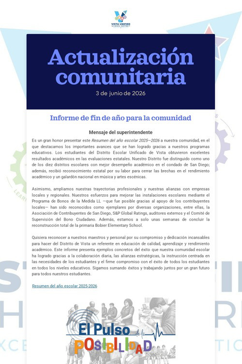 Actualización comunitaria