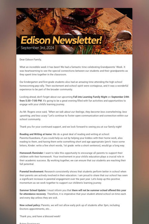 Edison Newsletter!