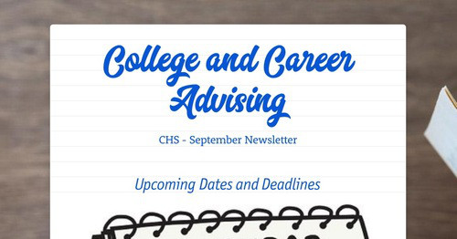 College and Career Advising
