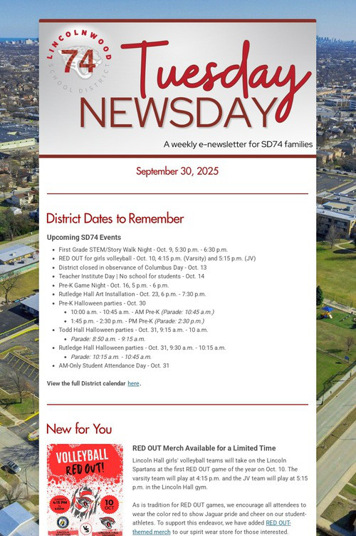 Tuesday Newsday