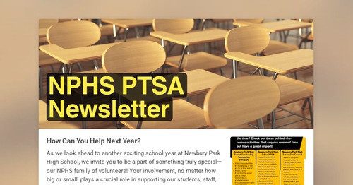 NPHS PTSA Newsletter