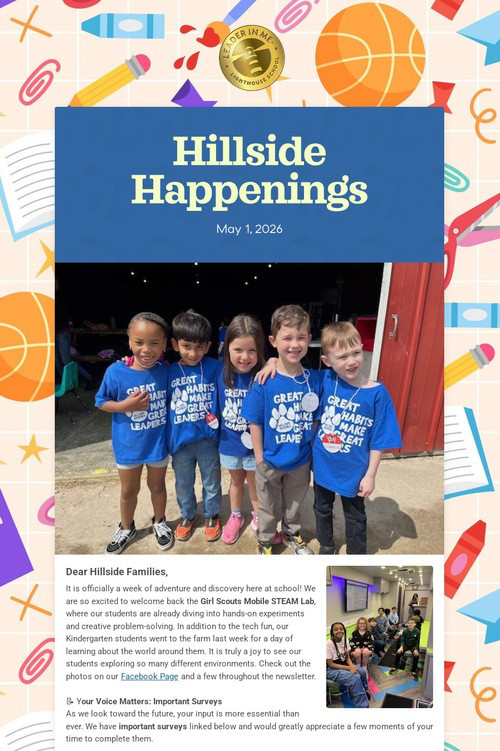 Hillside Happenings