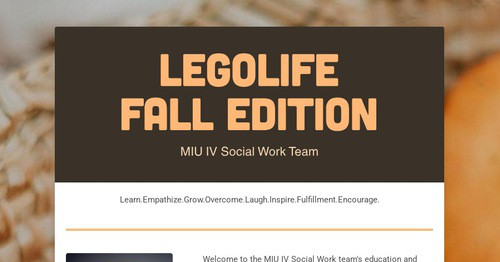 LEGOLIFE Fall Edition