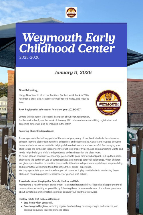 Weymouth Early Childhood Center