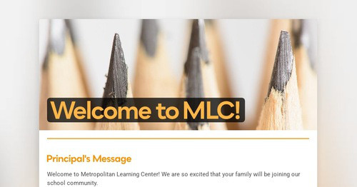 Welcome to MLC!