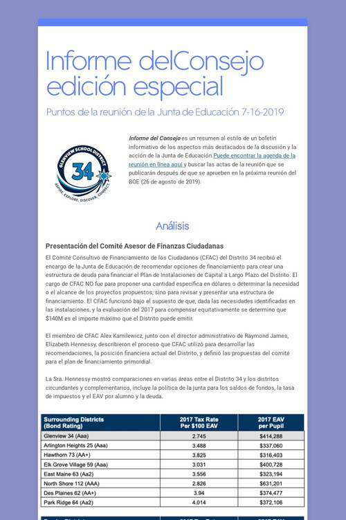 Informe delConsejo edición especial