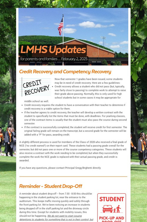 LMHS Updates