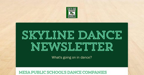 Skyline Dance Newsletter