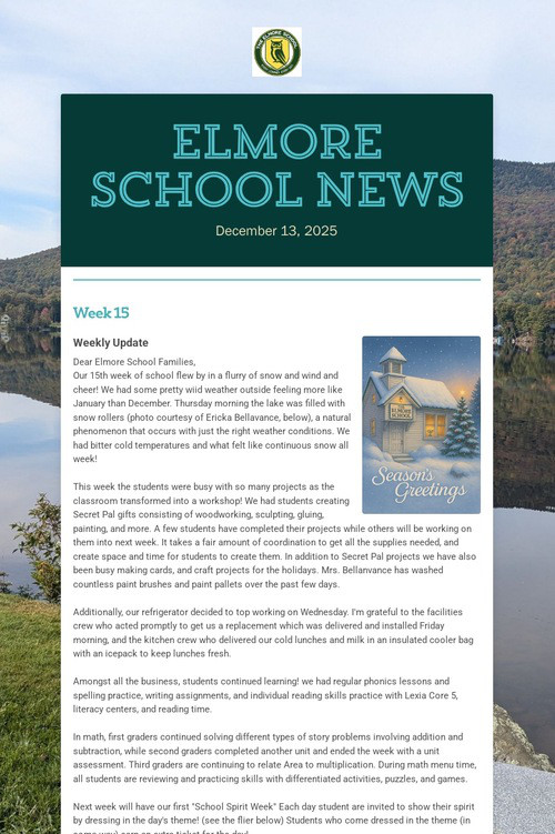 ELMORE School News