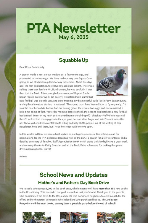 PTA Newsletter