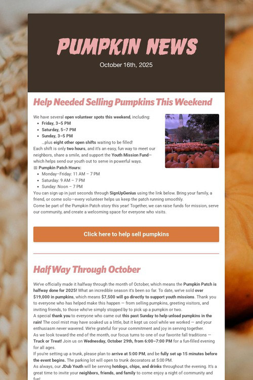 Pumpkin News
