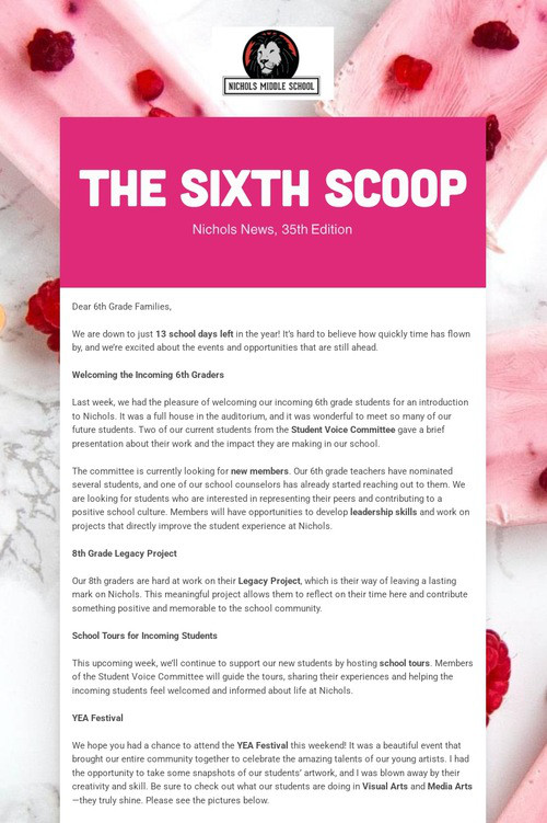 The Sixth Scoop