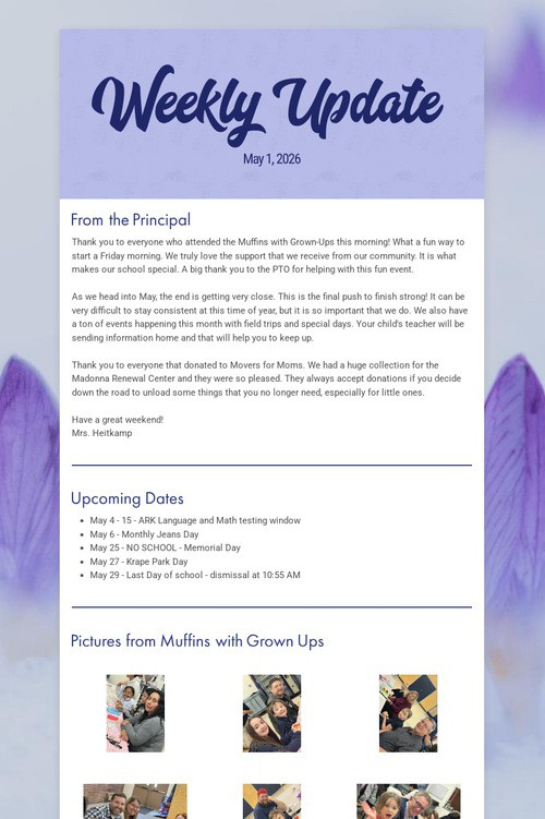 Weekly Update