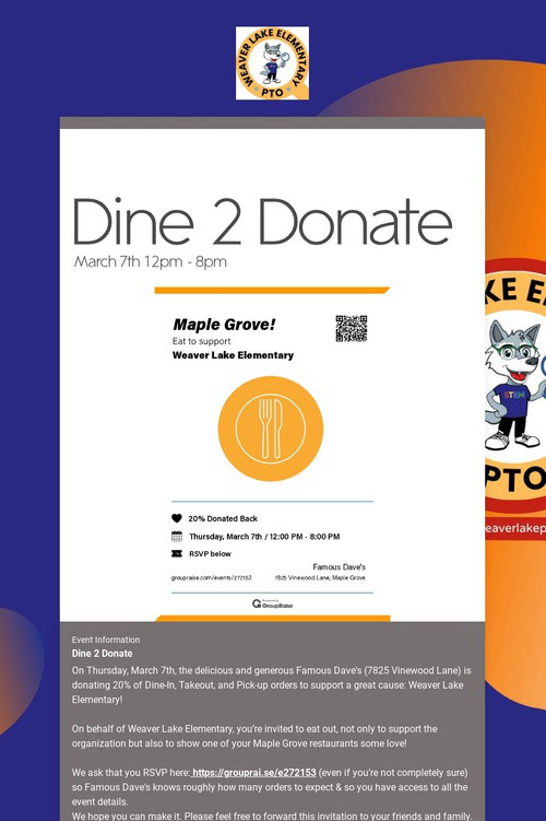 Dine 2 Donate