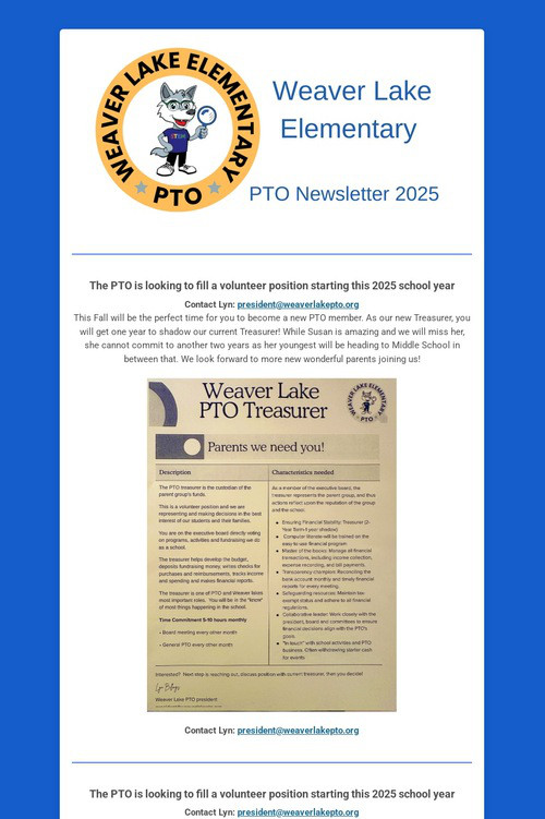Weaver Lake Elementary PTO