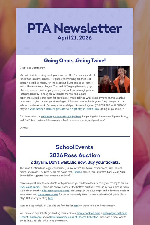 PTA Newsletter