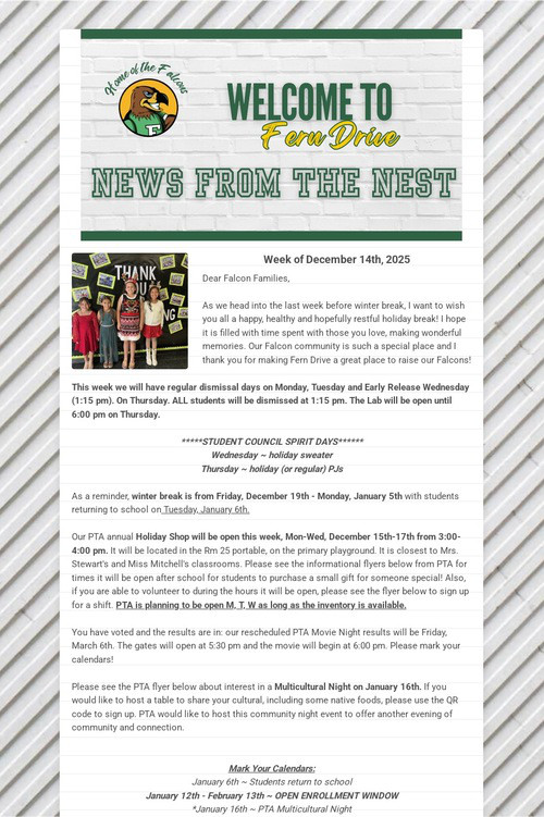 News From The Nest