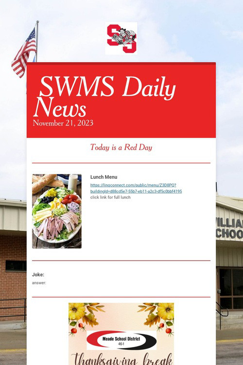 SWMS Daily News