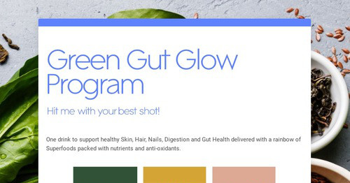 Green Gut Glow Program