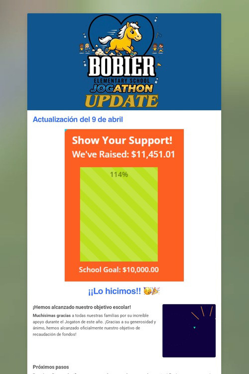 Jogathon FundHub Update 3/18/26