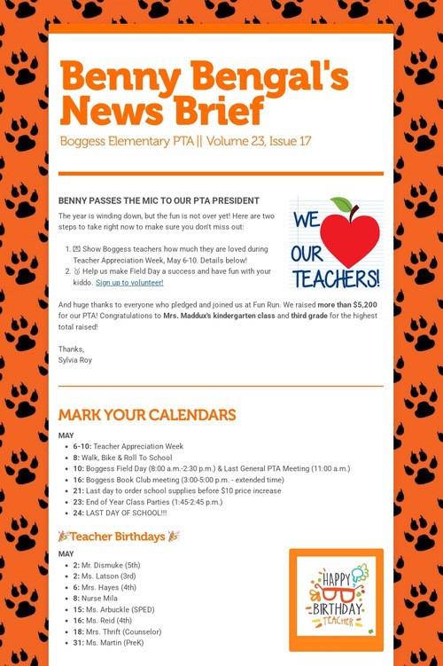 Benny Bengal's News Brief