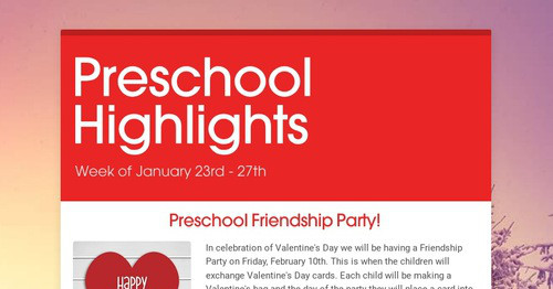 Preschool Highlights