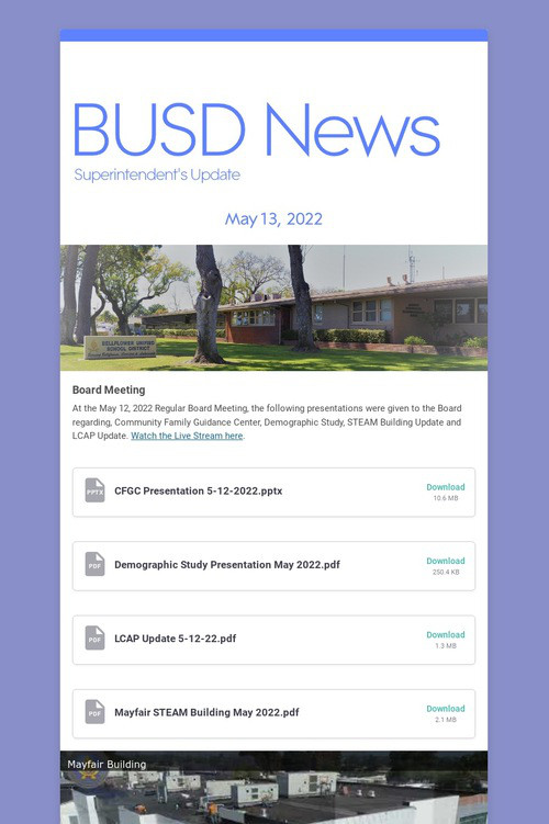 BUSD News
