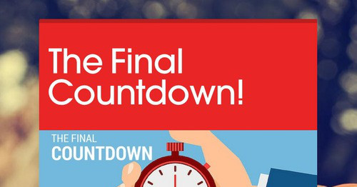 Programme Closure Countdown Design newsletters to spread the word online | Smore