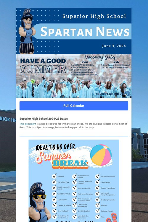 SHS Family News