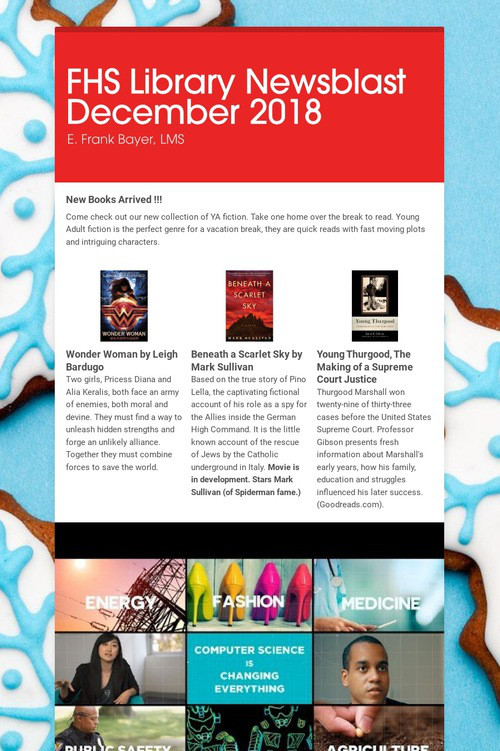 FHS Library Newsblast December 2018