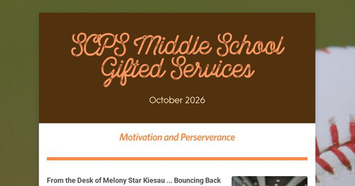SCPS Middle School Gifted Services