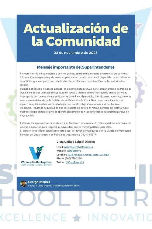Actualización de la Comunidad