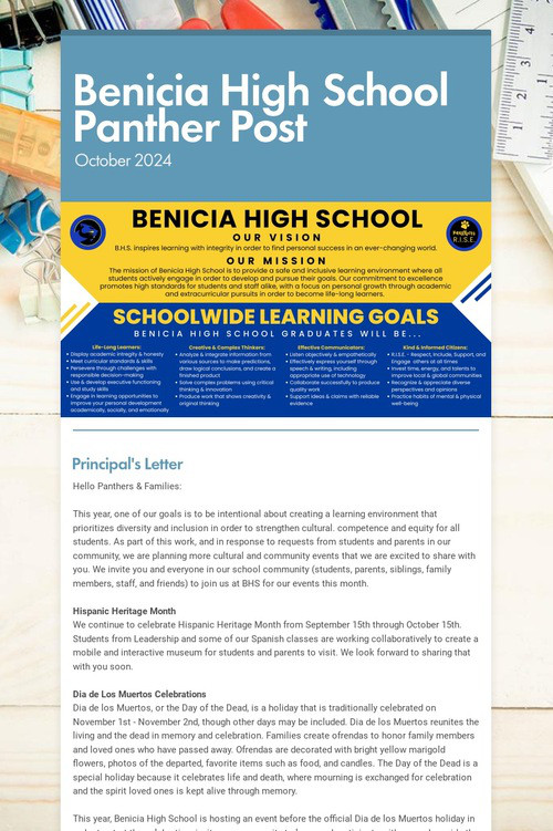 Benicia High School Panther Post