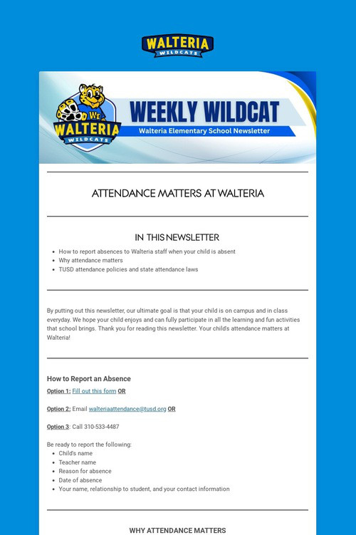 Weekly Wildcat