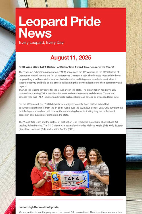 Leopard Pride News