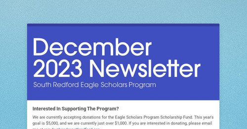 December 2023 Newsletter