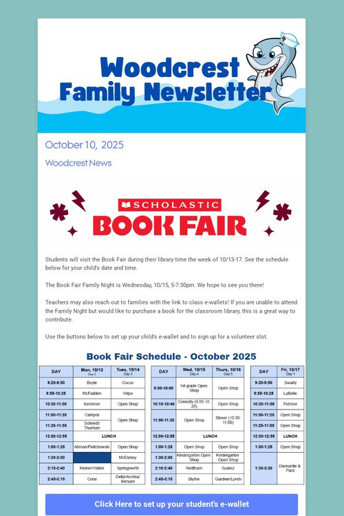 Family Newsletter