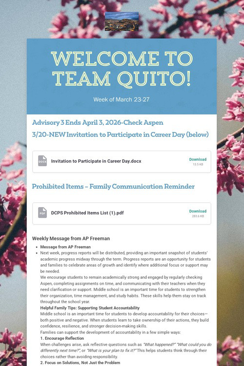 Welcome to Team Quito!