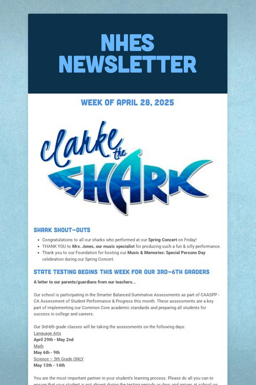 NHES Newsletter